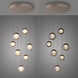 Neuhaus PURE Hanglamp Popup 7 lichts Ø 40 cm comfortlift champagne Neuhaus PURE Hanglamp Popup 7 lichts Ø 40 cm comfortlift champagne