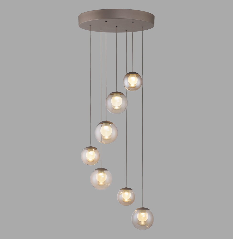 Neuhaus PURE Hanglamp Popup 7 lichts Ø 40 cm comfortlift champagne Neuhaus PURE Hanglamp Popup 7 lichts Ø 40 cm comfortlift champagne