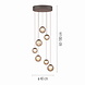 Neuhaus PURE Hanglamp Popup 7 lichts Ø 40 cm comfortlift champagne Neuhaus PURE Hanglamp Popup 7 lichts Ø 40 cm comfortlift champagne