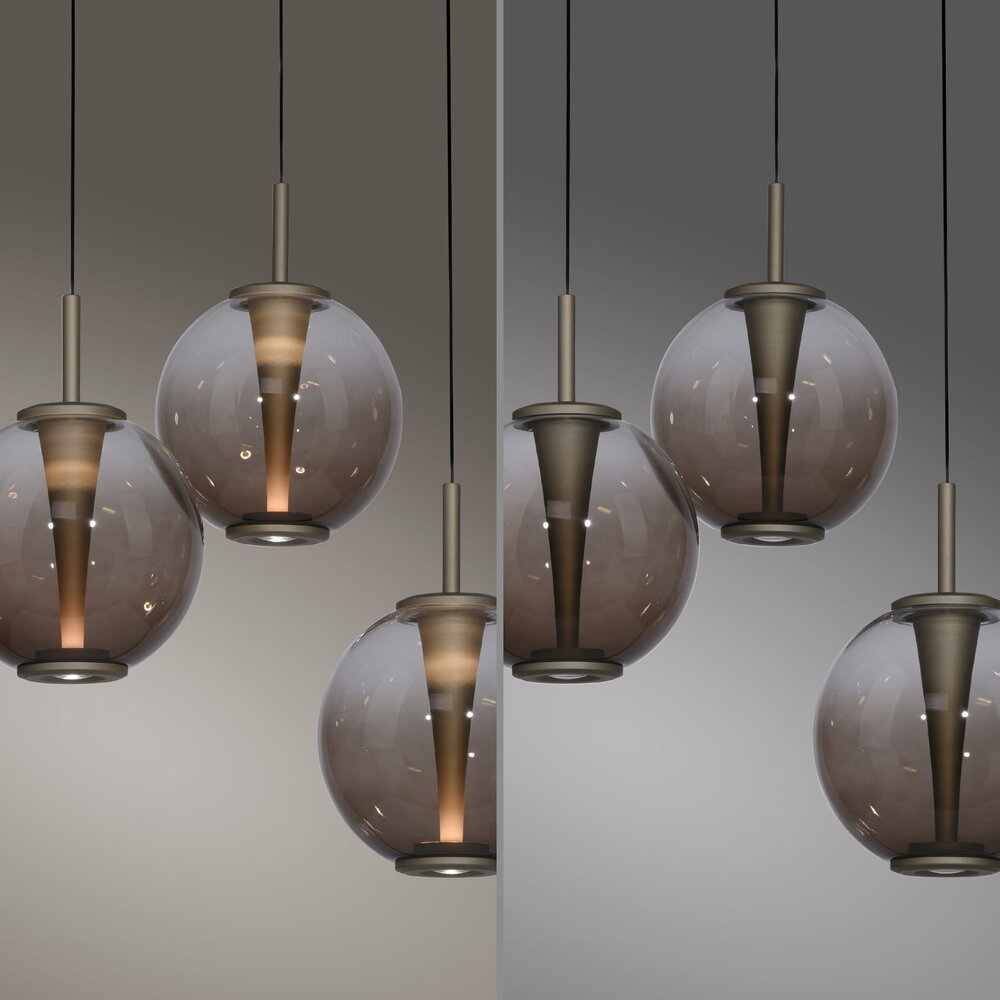 Neuhaus PURE Hanglamp E-Infinity 3 lichts Ø 50 cm champagne Neuhaus PURE Hanglamp E-Infinity 3 lichts Ø 50 cm champagne