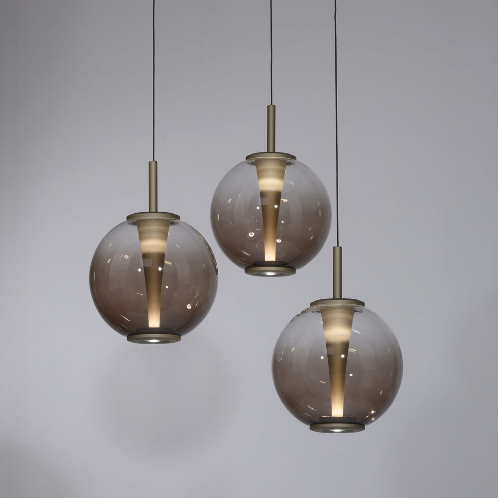 Neuhaus PURE Hanglamp E-Infinity 3 lichts Ø 50 cm champagne Neuhaus PURE Hanglamp E-Infinity 3 lichts Ø 50 cm champagne