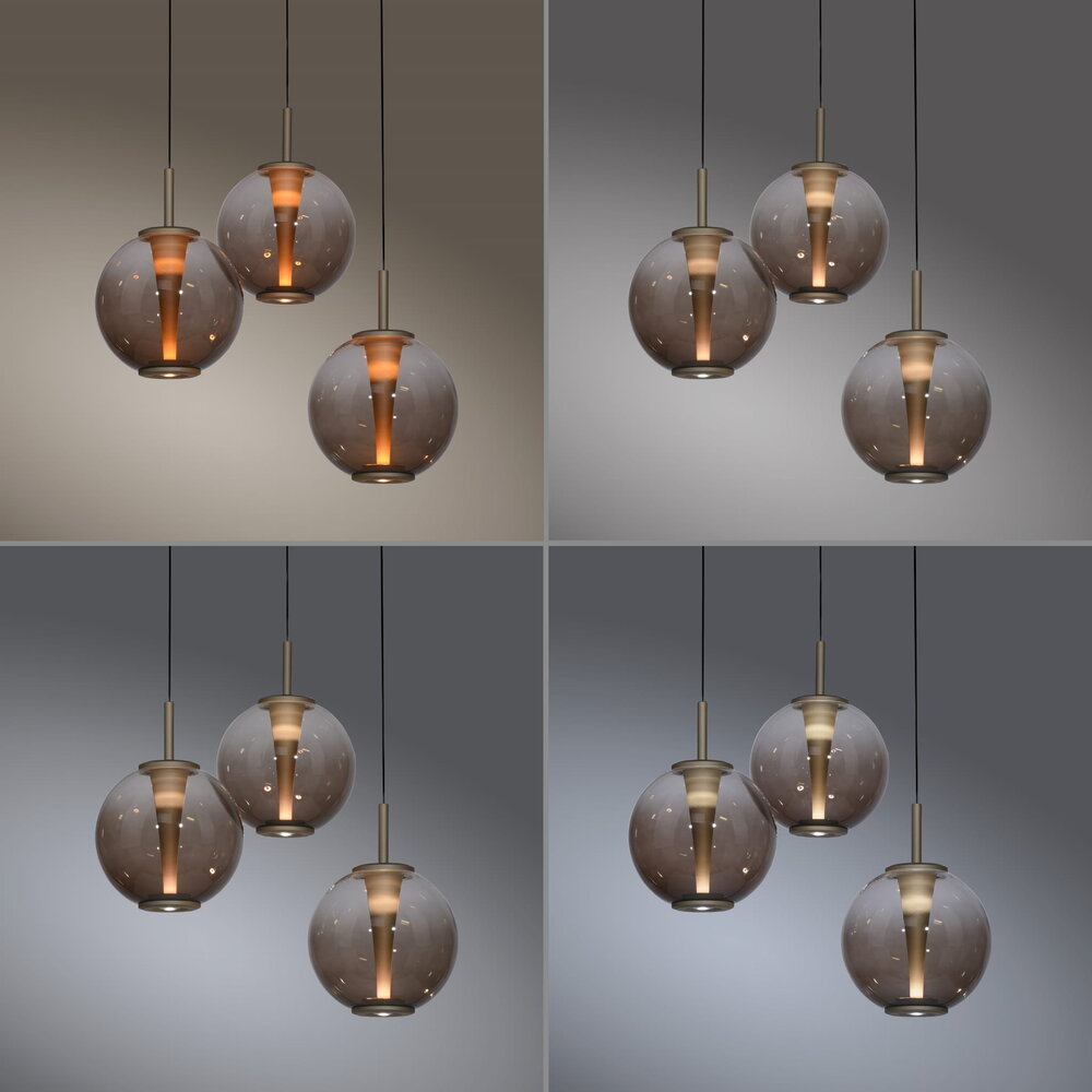 Neuhaus PURE Hanglamp E-Infinity 3 lichts Ø 50 cm champagne Neuhaus PURE Hanglamp E-Infinity 3 lichts Ø 50 cm champagne