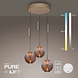 Neuhaus PURE Hanglamp E-Infinity 3 lichts Ø 50 cm champagne Neuhaus PURE Hanglamp E-Infinity 3 lichts Ø 50 cm champagne