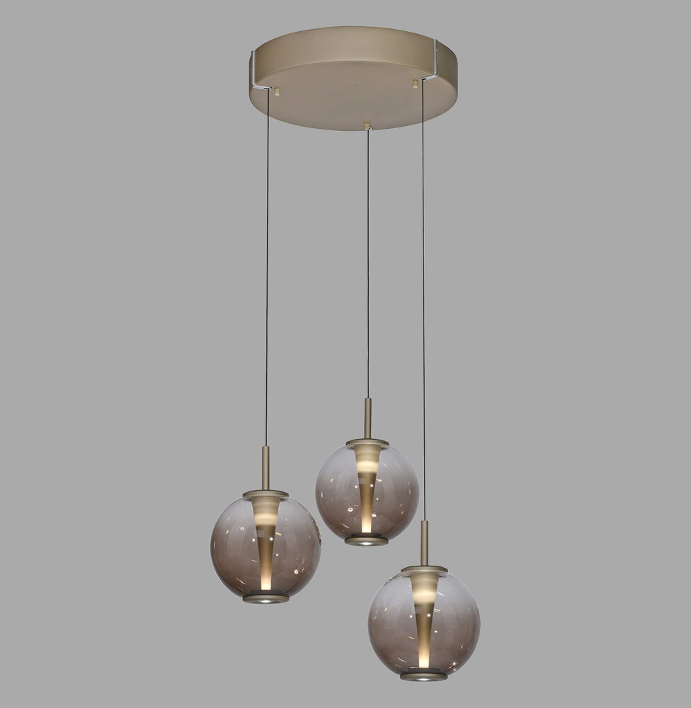 Neuhaus PURE Hanglamp E-Infinity 3 lichts Ø 50 cm champagne Neuhaus PURE Hanglamp E-Infinity 3 lichts Ø 50 cm champagne