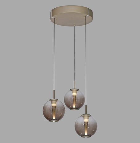 Neuhaus PURE Hanglamp E-Infinity 3 lichts Ø 50 cm champagne Neuhaus PURE Hanglamp E-Infinity 3 lichts Ø 50 cm champagne