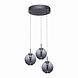 Neuhaus PURE Hanglamp E-Infinity 3 lichts  Ø 50 cm antraciet