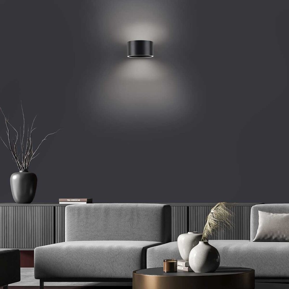 Neuhaus PURE Wandlamp Clipse Ø 15 cm antraciet Neuhaus PURE Wandlamp Clipse Ø 15 cm antraciet
