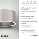 Neuhaus PURE Wandlamp Clipse Ø 15 cm mat chroom Neuhaus PURE Wandlamp Clipse Ø 15 cm mat chroom