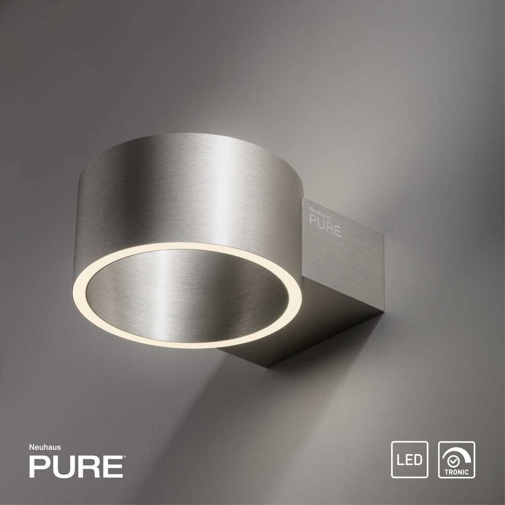 Neuhaus PURE Wandlamp Clipse Ø 15 cm mat chroom Neuhaus PURE Wandlamp Clipse Ø 15 cm mat chroom