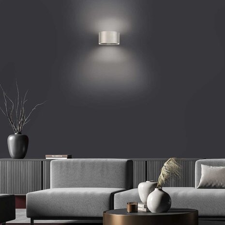 Neuhaus PURE Wandlamp Clipse Ø 15 cm mat chroom Neuhaus PURE Wandlamp Clipse Ø 15 cm mat chroom