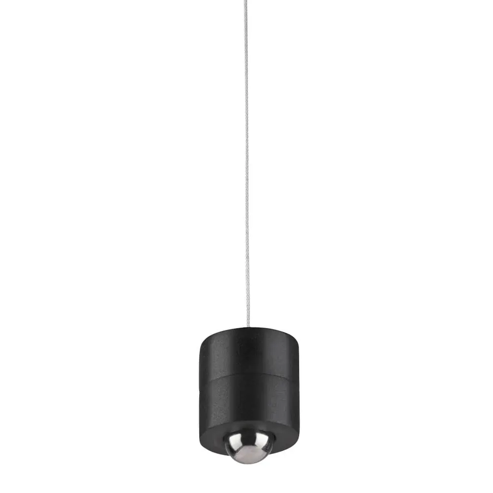Just Light Hanglamp Attach oplaadbaar zwart