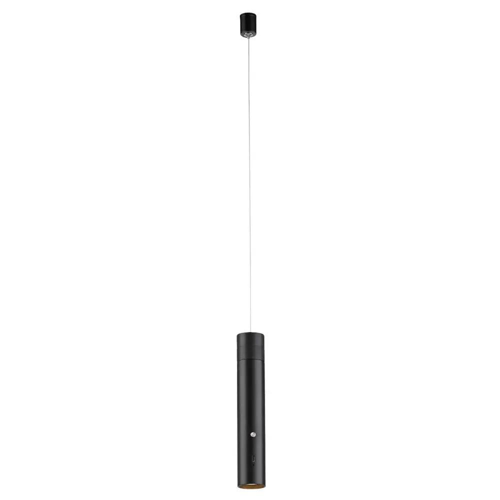 Just Light Hanglamp Attach oplaadbaar zwart