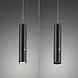 Just Light Hanglamp Attach oplaadbaar zwart