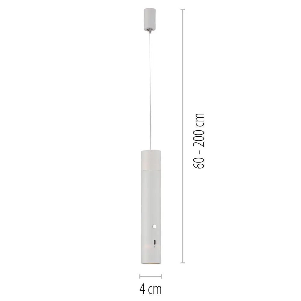 Just Light Hanglamp Attach oplaadbaar wit
