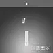 Just Light Hanglamp Attach oplaadbaar wit