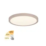 Highlight Plafondlamp Piatto Ø 23,5 cm 3 step DIM beige