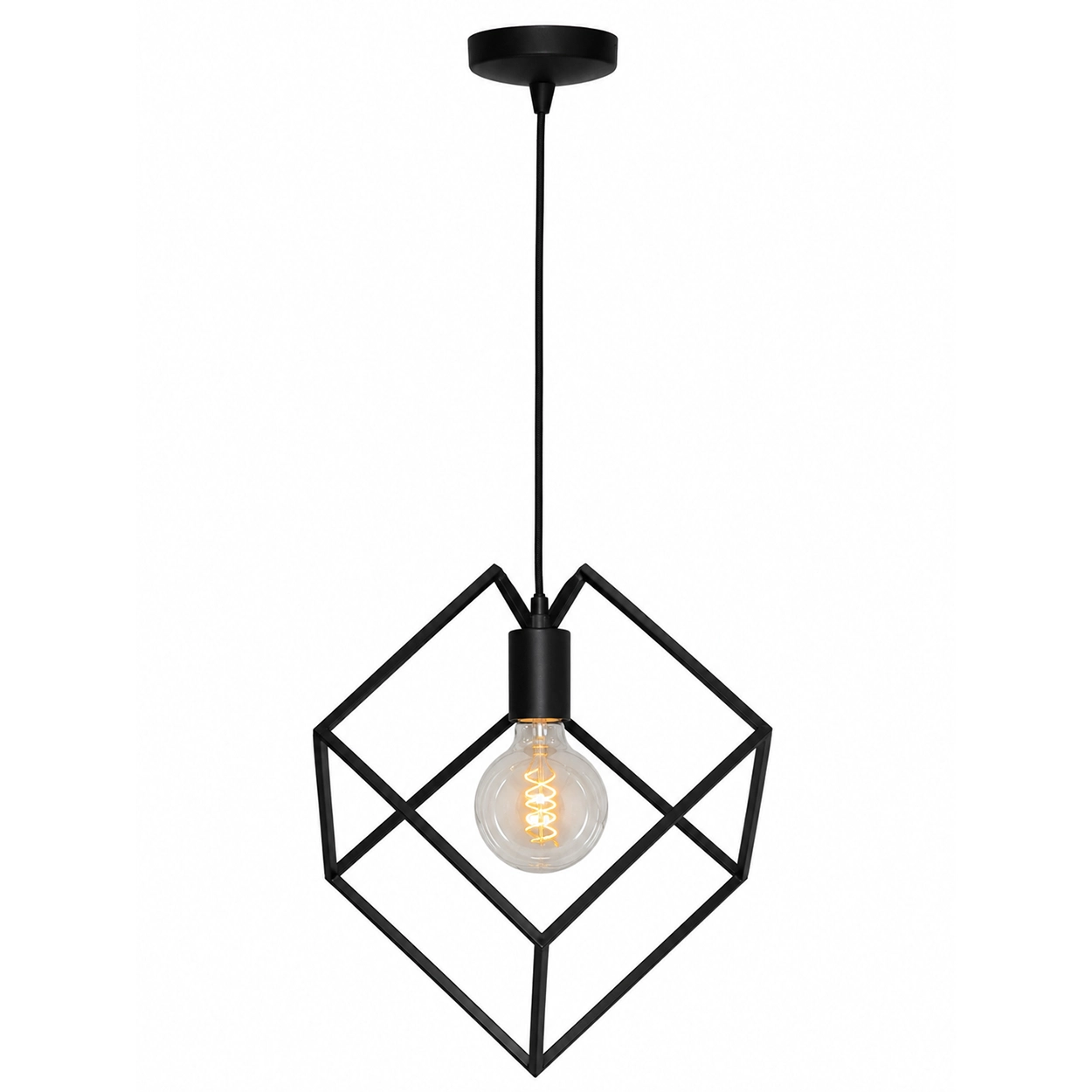 Freelight Hanglamp Angolo B 40 cm zwart