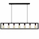Freelight Hanglamp Distesa 7 lichts L 168 cm zwart