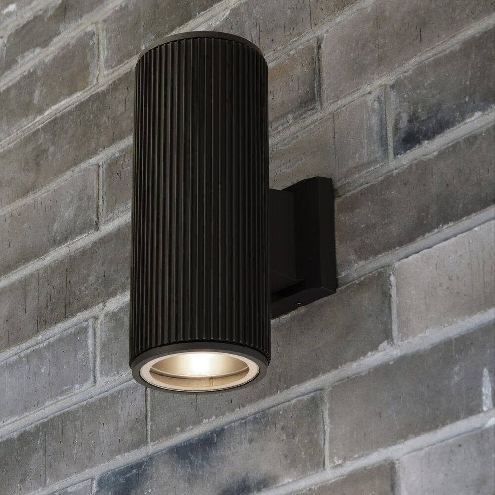 Searchlight Buitenlamp Hamburg H 28 cm zwart