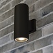 Searchlight Buitenlamp Hamburg H 28 cm zwart