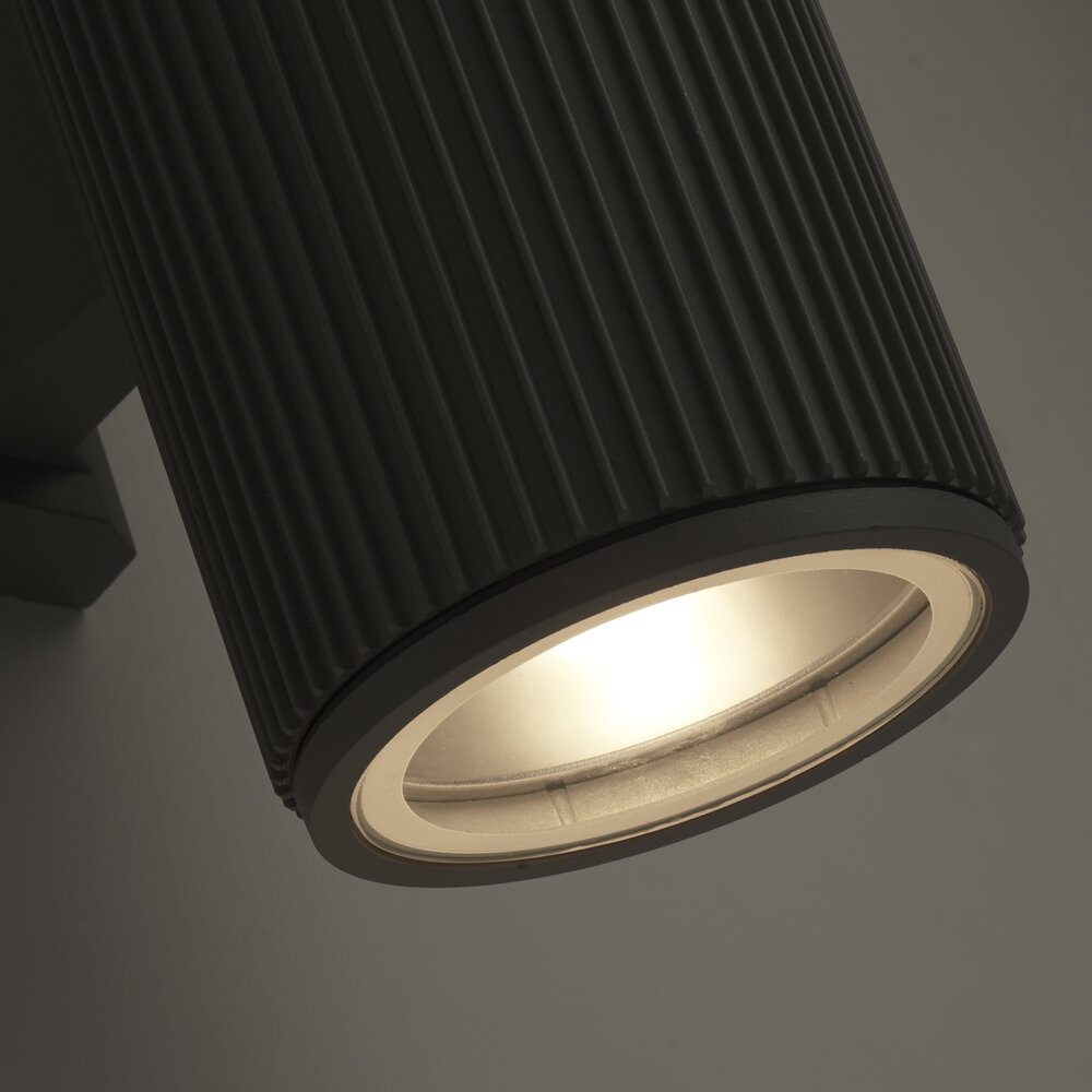 Searchlight Buitenlamp Hamburg H 28 cm zwart