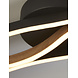 Searchlight Plafondlamp Bloom L 108 cm zwart