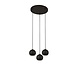 Searchlight Hanglamp Eindhoven 3 lichts Ø 35 cm zwart Searchlight Hanglamp Eindhoven 3 lichts Ø 35 cm zwart