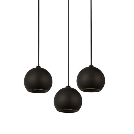 Searchlight Hanglamp Eindhoven 3 lichts Ø 35 cm zwart Searchlight Hanglamp Eindhoven 3 lichts Ø 35 cm zwart