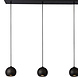 Searchlight Hanglamp Eindhoven 5 lichts L 160 cm zwart Searchlight Hanglamp Eindhoven 5 lichts L 160 cm zwart