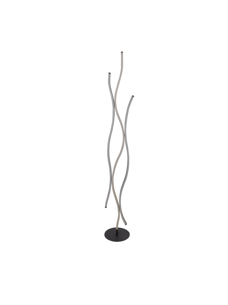 Searchlight Vloerlamp Bloom H 138,5 cm zwart