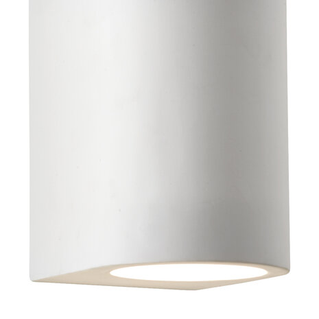 Searchlight Wandlamp Plaster H 15 cm wit