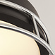 Searchlight Plafondlamp Phoenix Ø 30 cm IP44 zwart Searchlight Plafondlamp Phoenix Ø 30 cm IP44 zwart