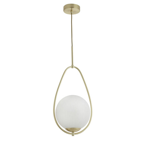 Searchlight Hanglamp Avalon  Ø 23 cm goud