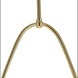 Searchlight Hanglamp Avalon  Ø 23 cm goud