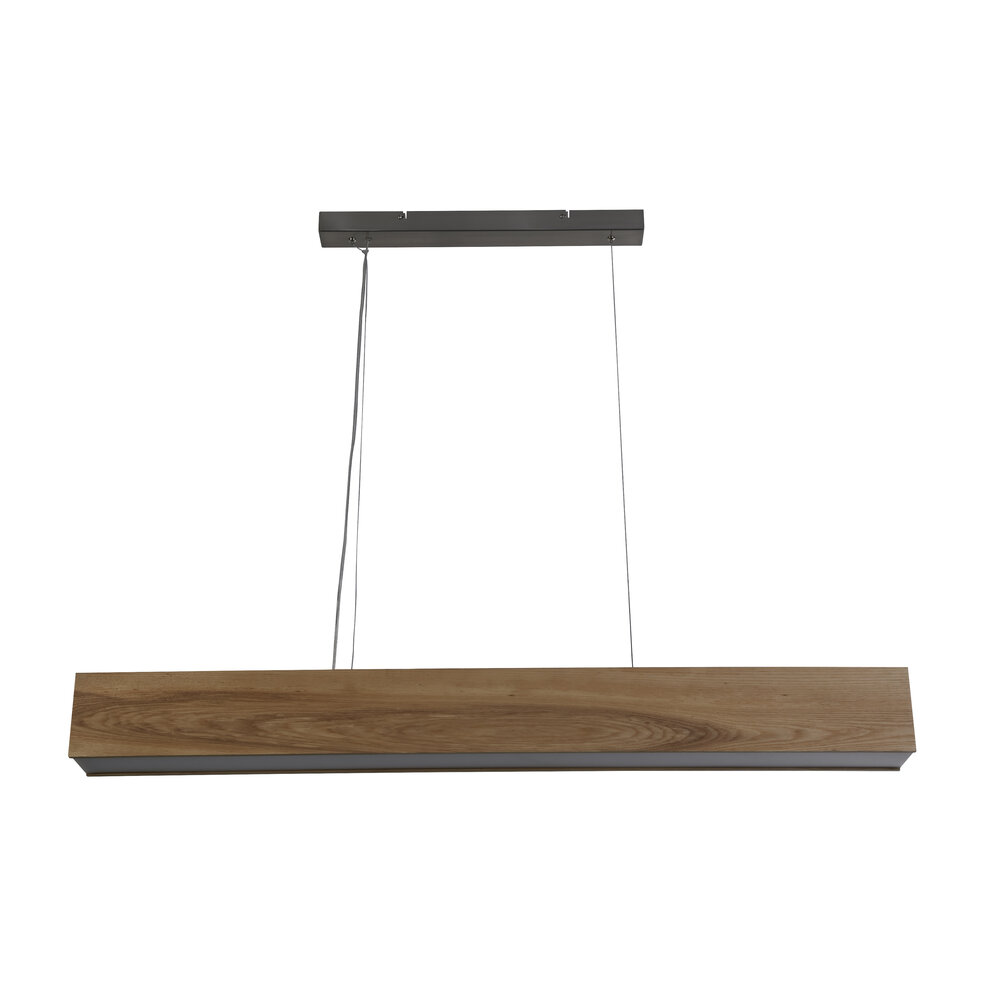 Searchlight Hanglamp Ash L 115 cm hout