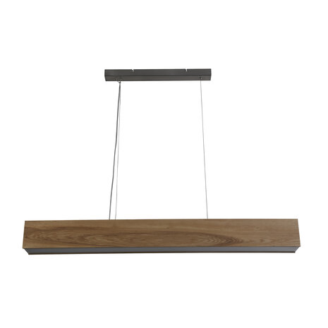 Searchlight Hanglamp Ash L 115 cm hout