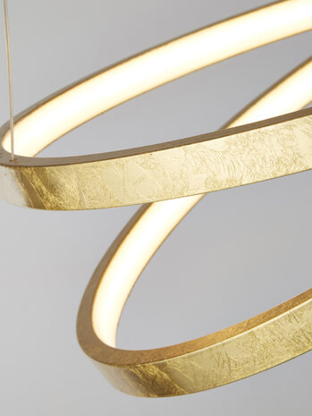 Searchlight Hanglamp Float Ø 47 cm mat goud