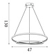 Searchlight Hanglamp Float Ø 47 cm mat goud