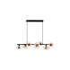 Searchlight Hanglamp Sunbeam 7 lichts L 93 cm zwart