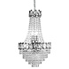 Searchlight Hanglamp Louis Phillipe 6 lichts Ø 40 cm chroom