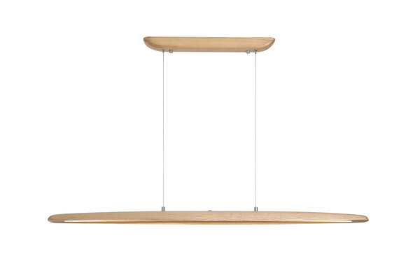 Searchlight Hanglamp Kenzie L 120 cm hout beige Searchlight Hanglamp Kenzie L 120 cm hout beige