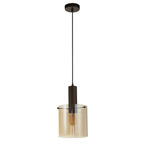 Searchlight Hanglamp Sweden Ø 22 cm bruin Searchlight Hanglamp Sweden Ø 22 cm bruin