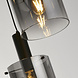Searchlight Hanglamp Sweden 3 lichts Ø 47 cm zwart Searchlight Hanglamp Sweden 3 lichts Ø 47 cm zwart