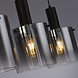 Searchlight Hanglamp Sweden 4 lichts L 142 cm zwart Searchlight Hanglamp Sweden 4 lichts L 142 cm zwart