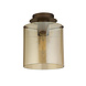 Searchlight Plafondlamp Sweden Ø 22 cm bruin Searchlight Plafondlamp Sweden Ø 22 cm bruin