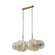 Searchlight Hanglamp Wagon wheel 10 lichts L 90 cm brons
