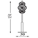 Searchlight Vloerlamp Wagon wheel 6 lichts H 151 cm brons Searchlight Vloerlamp Wagon wheel 6 lichts H 151 cm brons