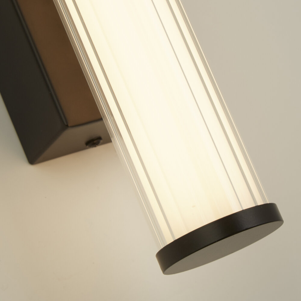 Searchlight Wandlamp Clamp H 32,5 cm IP44 zwart Searchlight Wandlamp Clamp H 32,5 cm IP44 zwart
