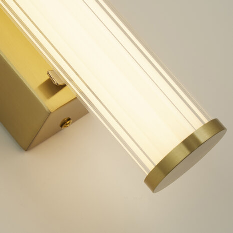Searchlight Wandlamp Clamp H 32,5 cm IP44 goud Searchlight Wandlamp Clamp H 32,5 cm IP44 goud