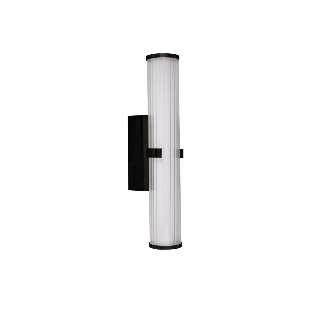 Searchlight Wandlamp Clamp H 43 cm IP44 zwart Searchlight Wandlamp Clamp H 43 cm IP44 zwart